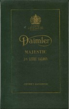 Daimler Majestic 3.8 Litre Saloon Original Handbook 1959 1st ed. No. R27/010/336