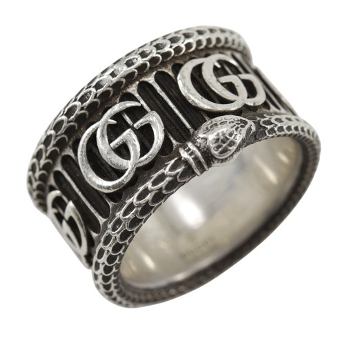 Gucci double snake ring - double, g