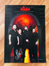 THE STRANGLERS -AUTOGRAPHED BY JET BLACK - A3 POSTER -DECADES APART 2010