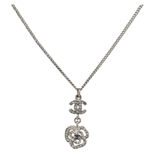 Chanel camelia necklace metal - chanel,