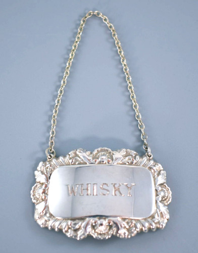 Vintage silver plate whisky - vintage,