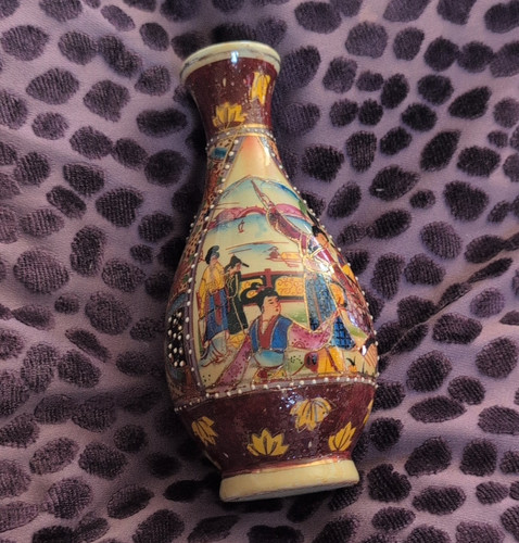 Hand painted asian art pottery - asian,
