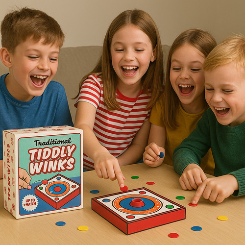 Tiddlywinks family game - family,