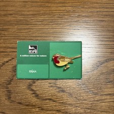 RSPB AMVFN ROBIN PIN BADGE