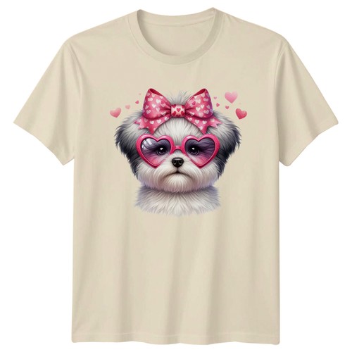 Realistic fluffy dog wearing - dog,