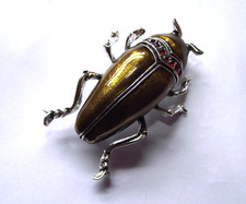 Beetle  Insect Brooch Pin