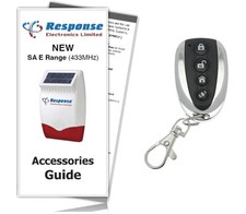 Response Alarms SAR E / SAURC Executive Remote 433MHz Including Guide RRP £36.95