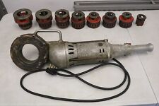 Ridgid 700 Pipe Threader Power Drive Full Set of 2” to 1/2” dies x7 240v