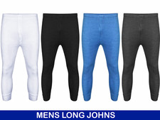 1/2/3 Pack Mens Long Johns