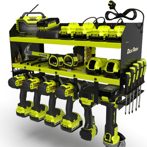 Power tool organiser - power, storage