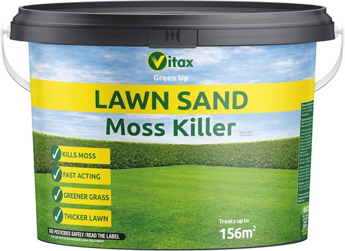 Vitax green lawn sand - up, |
