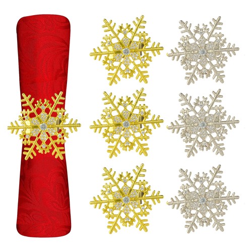 Christmas table napkin rings - christmas,