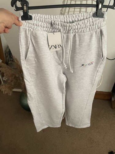 Zara grey varsity - zara, joggers