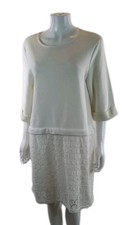 Hush Cream Ladies Dress Cotton