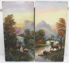 2X Unframed Oil Paintings on