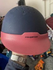 FOUGANZA Decathlon Horse Riding Helmet safety protection Childrens Small 52-55cm