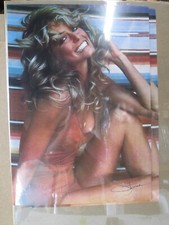 Vintage Poster Farrah Fawcett actress 1976 Inv#7917