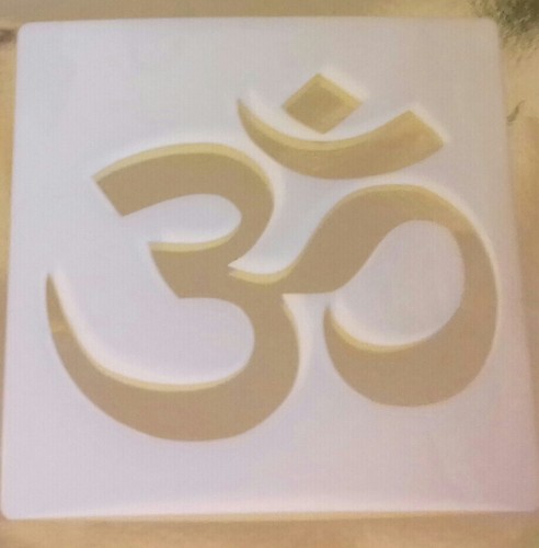 Stencil for wall art - om, (aum)