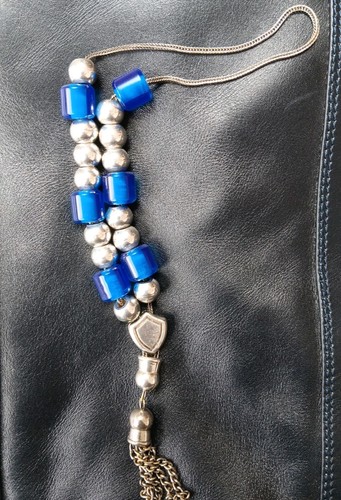 Vintage greek komboloi blue - vintage,