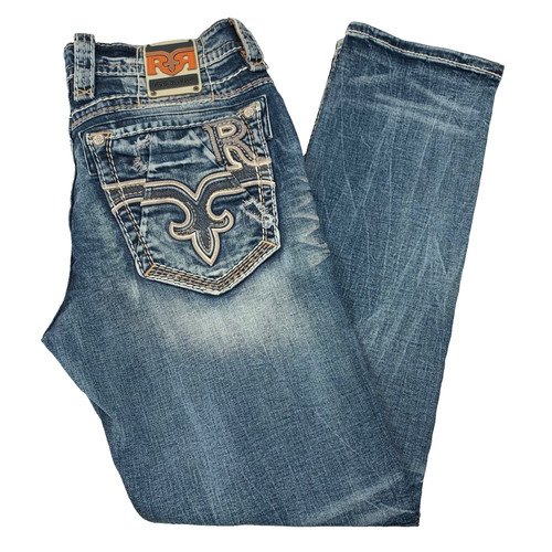 Rock revival mens arturo blue - mens,