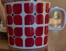 Retro Mug by Typhoon White Red