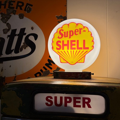 Super shell gasoline - gasoline, 12"