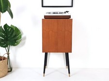 VINTAGE RECORD CABINET / RECORD PLAYER STAND 1960s/1970s - MID CENTURY RETRO