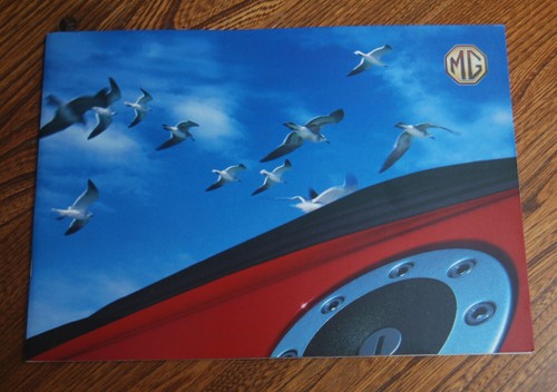 Mgf car sales brochure with - mg,
