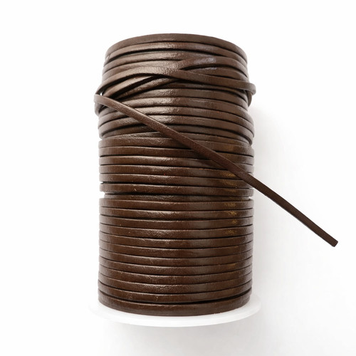 Premium flat leather cord - premium,