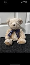 My Harrods Bear Purple Bow Plush Retired Great Condition.