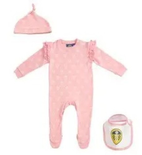 Leeds united baby sleepsuit - united,
