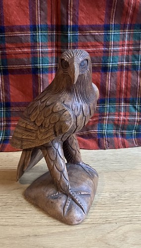 Vtg hand carved rustic wooden - vtg,