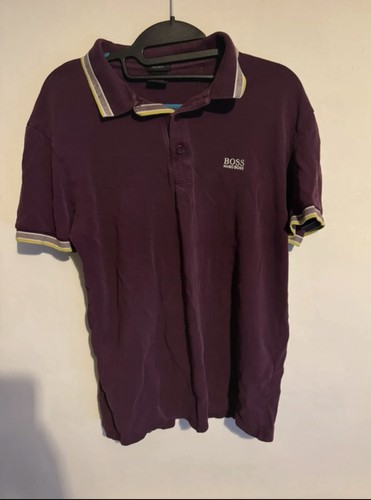 Hugo boss men purple polo - hugo, men's