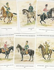 Set of 12 MILITARY COLOUR