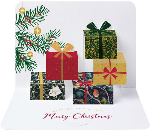 Stack five presents box of - five,