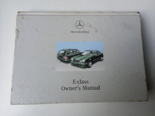 Mercedes E Class Saloon Estate W210 Instruction Owners Manual Book Original