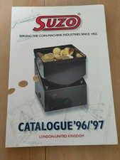 Suzo 1996 / 97 Catalogue for Arcade / Amusement / Darts / Pinball Machine Parts 
