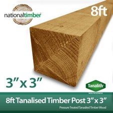 Timber Posts 2.4m x 75mm x