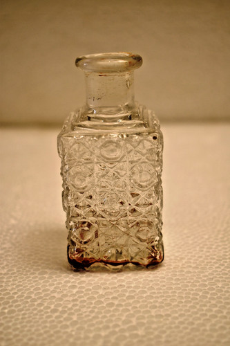 Antique pressed glass perfume - antique,