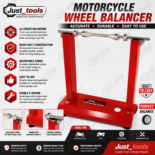 Motorcycle wheel balancer - wheel,