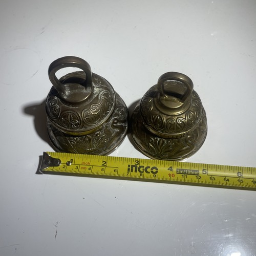 Vintage pair brass - pair, of