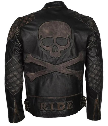 Skull bones embossed - skull,