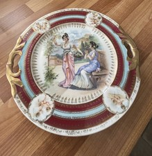 VintageRoyal Vienna Hand Painted cherubs Fruit Bowl Dish