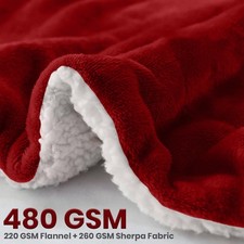 480 GSM Luxury Heavy Sherpa