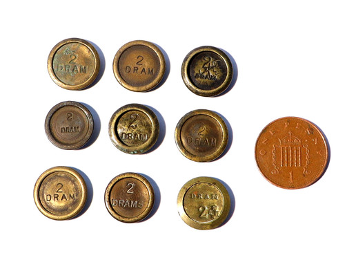 Antique vintage 2 drams - 9,