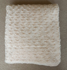Cream Bed Throw Boucle-Like