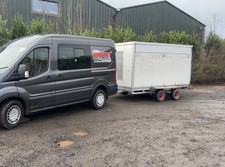 12ft Double Axle Box Trailer