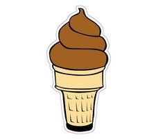 SOFT SERVE ICE CREAM CHOCOLATE