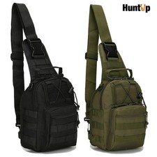 Tactical Military Chest Sling Bag Molle Waterproof Crossbody Shoulder Backpack