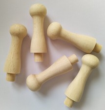 Wooden shaker pegs 63mm - pegs,